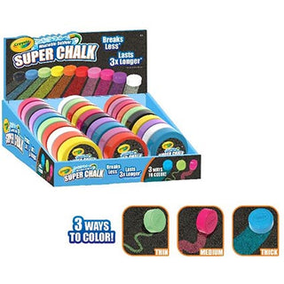 Crayola Washable Sidewalk Chalk Super CDU30