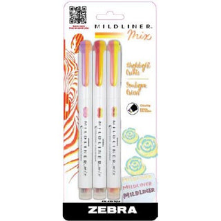 Zebra Mildliner Mix Cool 3pk