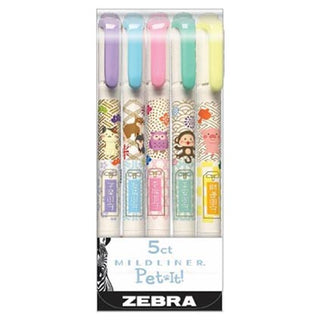 Zebra PetIt Charm Collection 5pk