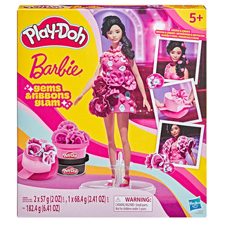 PlayDoh Barbie Gems And Ribbons Glam