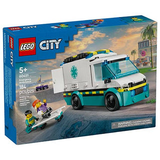 Lego City Great Vehicles Emergency Ambulance 184pcs