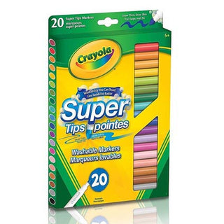 Crayola Washable Markers Super Tips 20pk