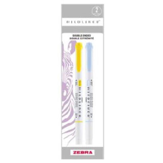 Zebra Mildliner Highlighter Double Ended 2pk Clip Strip 12 pcs