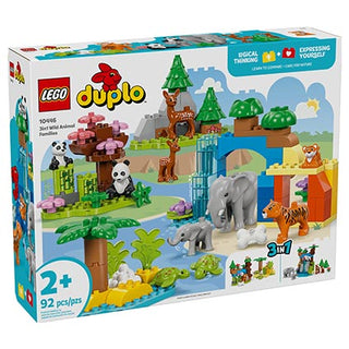 Lego Duplo Town 3In1 Wild Animal Families 92pcs