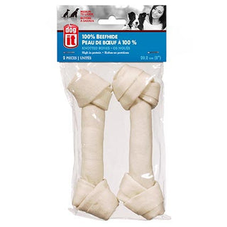 Dogit Medium Beefhide 8in 2pk