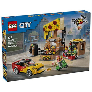 Lego City Pizza Delivery Experience with Vehicles