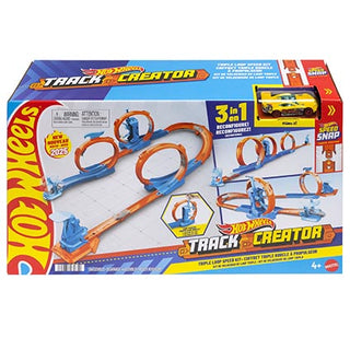 Hot Wheels Track Creator Triple Loop Kit