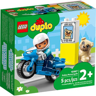 Lego Duplo Town Police Motorcycle 5pc