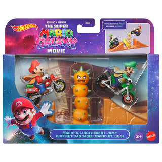 Hot Wheels Super Mario Galaxy Movie Mario and Luigi Desert Jump