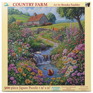 Sunsout Puzzle 500pc Country Farm