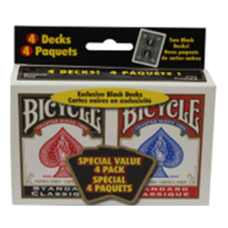 Bicycle Standard Playing Cards 4Pk Bilingual