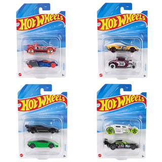Hot Wheels 1:64 Diecast Basic Car 2pk Asst CDU12