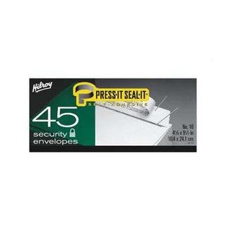 Hilroy Security Envelopes Press and Seal 10 45pk