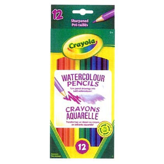 Crayola Coloured Pencils Watercolour 12pk