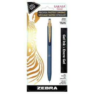 Zebra Sarasa Grand Gel Pen Blue Gray Barrel