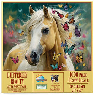 Sunsout Puzzle 1000pc Butterfly Beauty