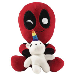 Marvel Deadpool with Unicorn 7.5In Phunny Plush