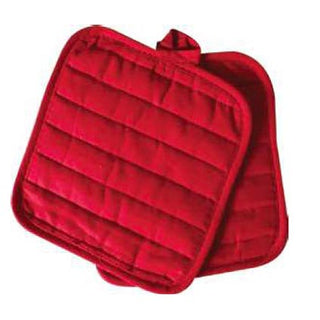G Pro Solid Pot Holder Pair Red