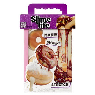 Slime Life Donuts Choco Icing Round and Cream Filled