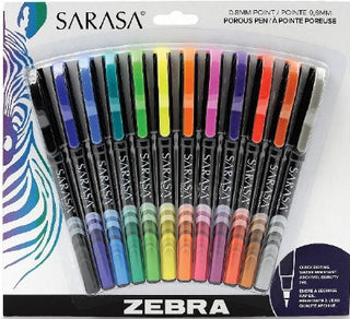 Zebra Sarasa Porous Tip Pen 12pk