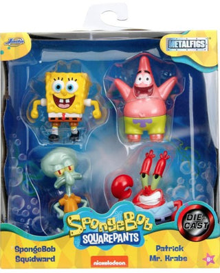 Metalfigs 2.5In Spongebob 4pk