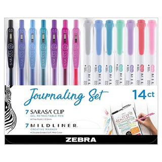Zebra Journaling Set 14pc