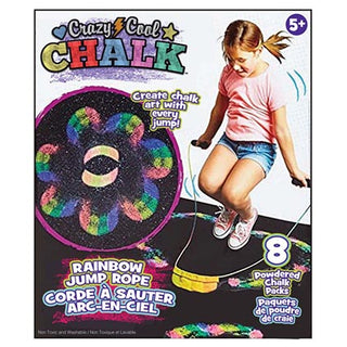 Crazy Cool Chalk Rainbow Jump Rope