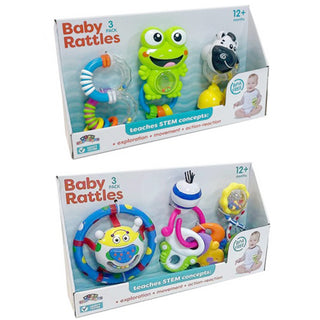 Baby Rattles Asst 3pk