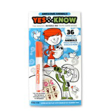 Yes and Know Invisible Ink Game Book Amazing Animals