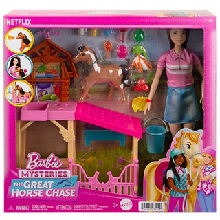 Barbie Renees Small Horse Nurturing Playset