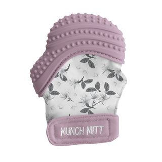 Malarkey Kids Munch Mitt Wearable Teether Lilac Bloom