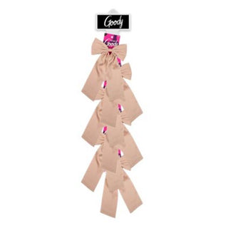 Goody Bow Barrette Champagne Clipstrip 6Units D1