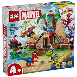 Lego Spidey Spidey And Gobby Raptor Battle At Tree House Hq 143pcs