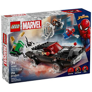 Lego Super Heroes Marvel Spider Man Vs Venom Muscle Car 254pcs