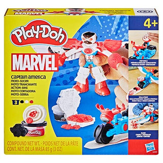 PlayDoh Marvel Captain America Moto-Slicer Playset