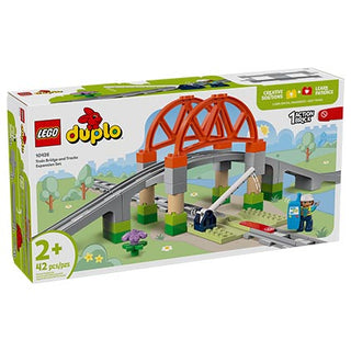 Lego Duplo Train Bridge and Tracks Expansion Set 42pc