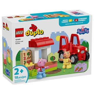 Lego Duplo Peppa Pig Tractor and Market