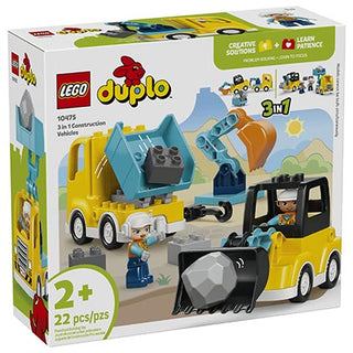 Lego Duplo 3 In 1 Construction Vehicles