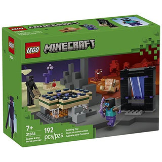 Lego Minecraft Nether and End Portal Journey