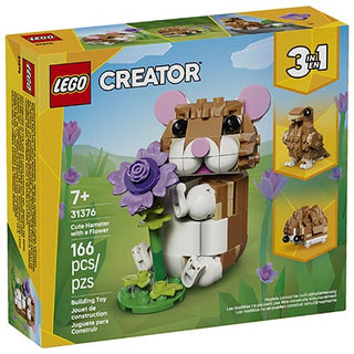 Lego Creator Cute Hamster With A Flower