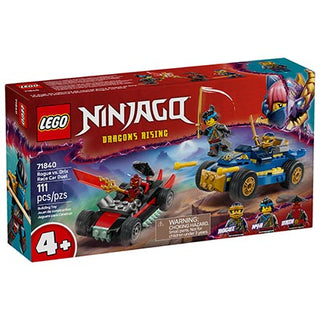 Lego Ninjago Rogue vs Drix Race Car Duel