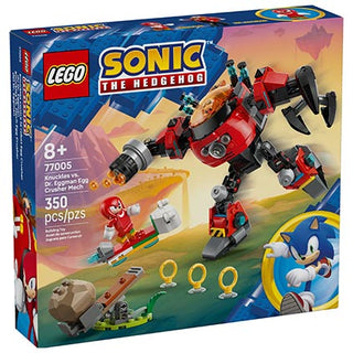 Lego Sonic Knuckles vs Dr Eggman Egg Crusher Mech