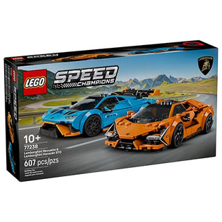 Lego Speed Champions Lamborghini Revuelto and Huracán STO