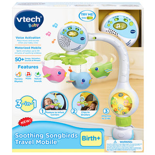 VTech Baby Soothing Songbirds Travel Mobile