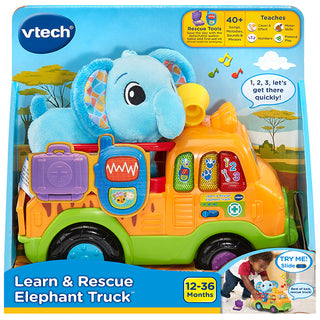 VTech Learn and Rescue Elephant Truck
