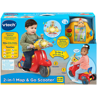 VTech 2in1 Map and Go Scooter