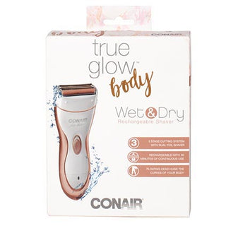 Conair True Glow Ladies Grooming Wet Dry Shaver