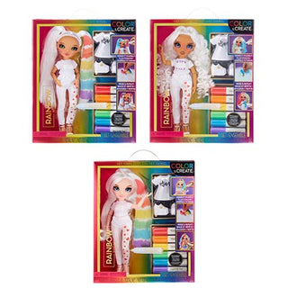 Rainbow High Color and Create Evergreen Dolls Asst