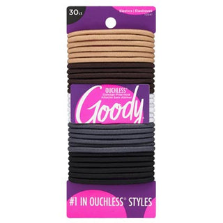 Goody Ouchless Java Bean Elastics 30pk D3
