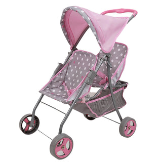 Tandem Doll Stroller Cotton Candy Pink
